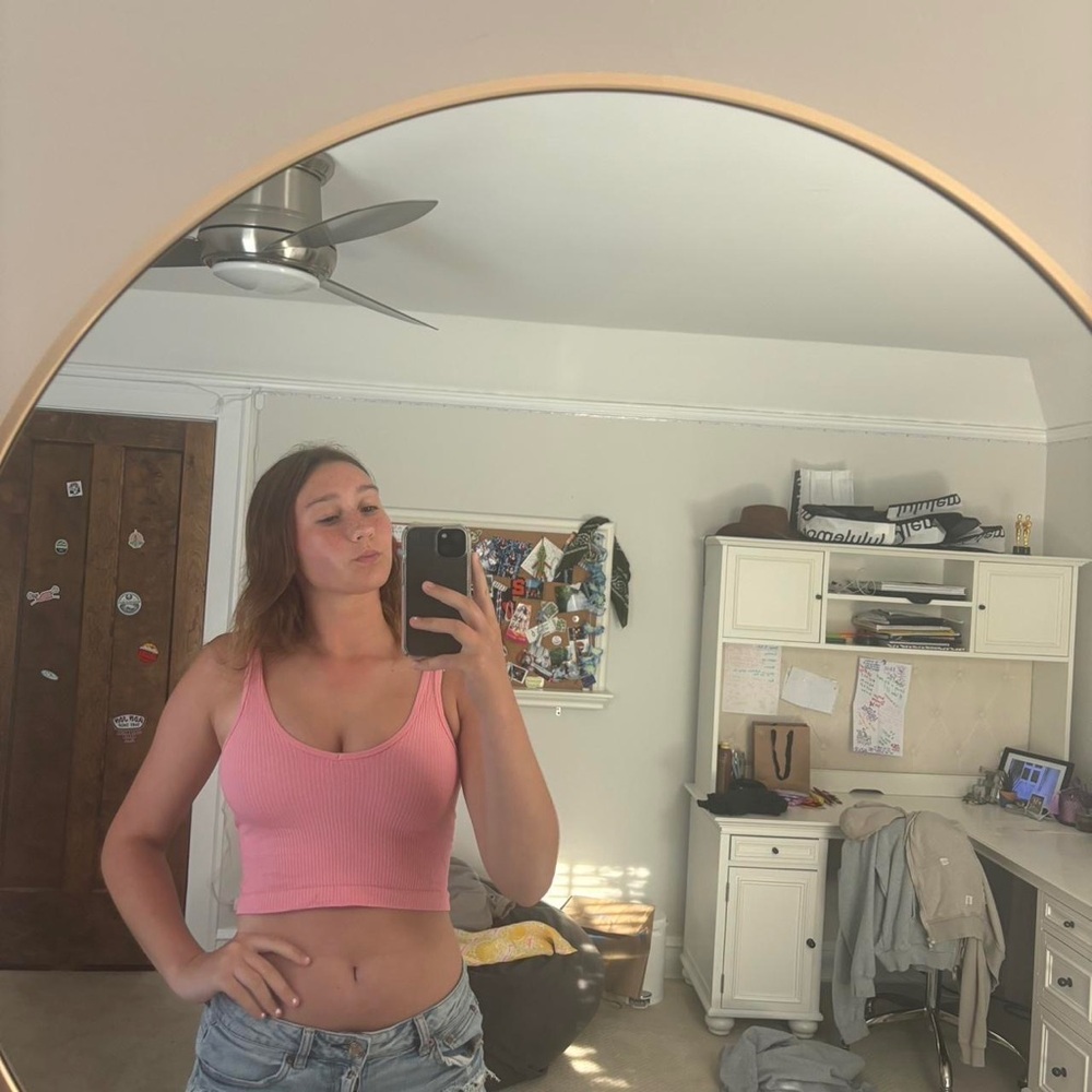 Urban Outfitters Pink Muscle Tee